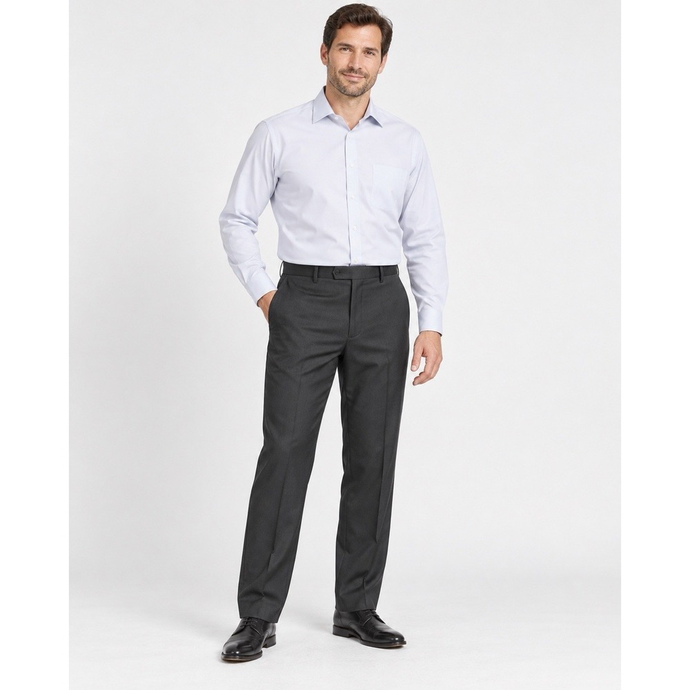 Louis Raphael Men's Black Tailored Dress Pants Size 36x32 Classic Work Wear Fit